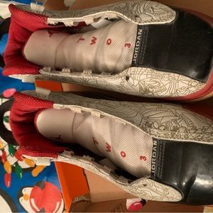 Original Nike Jordan dub zero red big Big kids 5.5y no laces